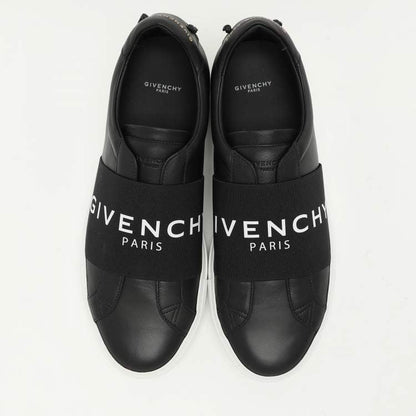 Givenchy Urban Street Black Leather Slip-On Sneakers – Size 41 – Brand New