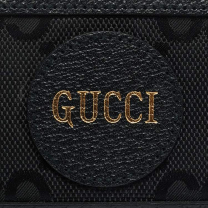 Gucci Black GG Nylon & Leather Off The Grid Card Holder