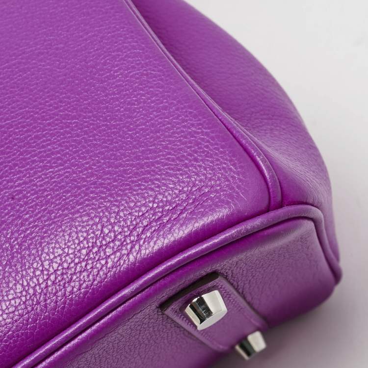 Hermès Birkin 30 Magnolia Evercolor Leather Bag