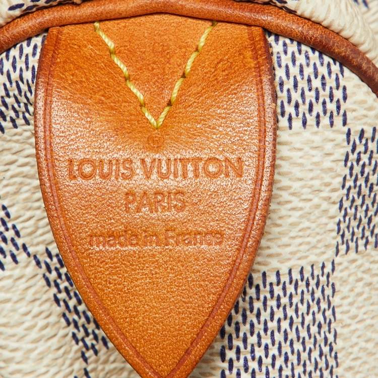 Louis Vuitton Damier Azur Canvas Speedy 30 Bag