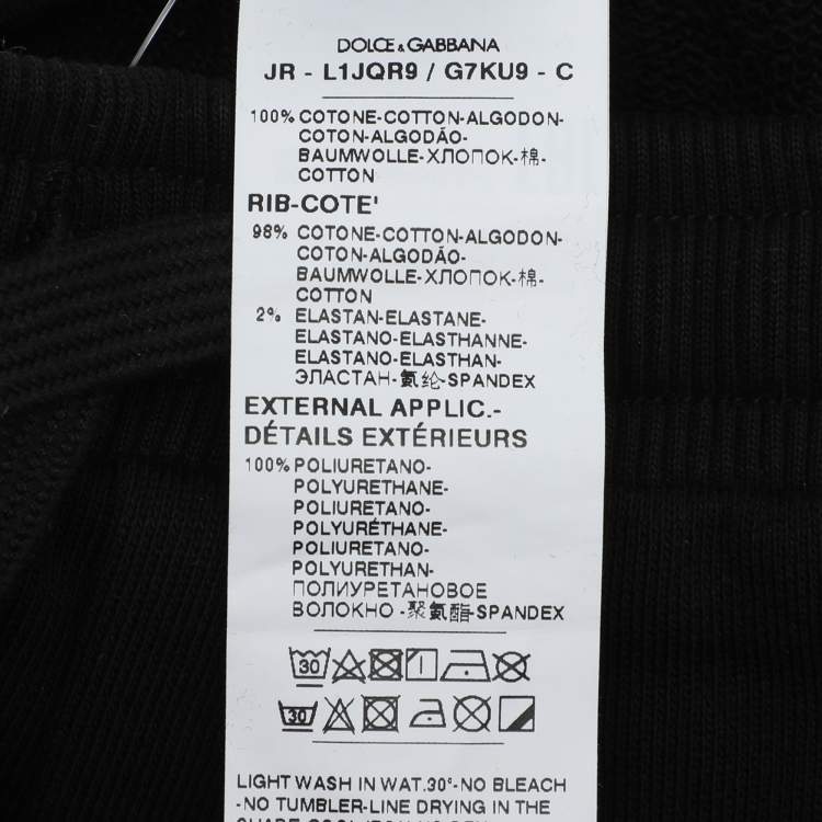 Dolce & Gabbana Baby Black Logo Knit Shorts – Size 6-9 Months (Brand New)