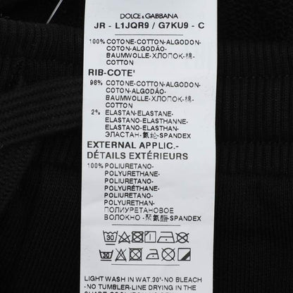 Dolce & Gabbana Baby Black Logo Knit Shorts – Size 6-9 Months (Brand New)