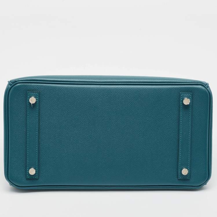 Hermès Birkin 30 Bleu De Galice Epsom Leather