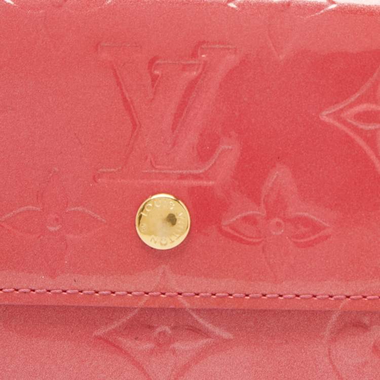 Louis Vuitton Framboise Vernis Monogram Elise Wallet