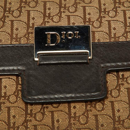Dior Oblique Beige/Brown Leather  Wallet
