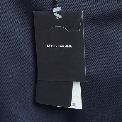 Dolce & Gabbana Navy Blue Gabardine Cropped Trousers – Size S