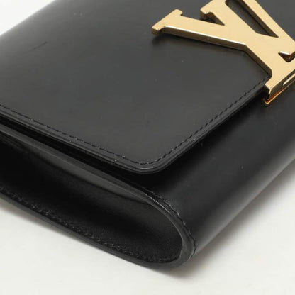 Louis Vuitton Black Leather Chain Louise GM