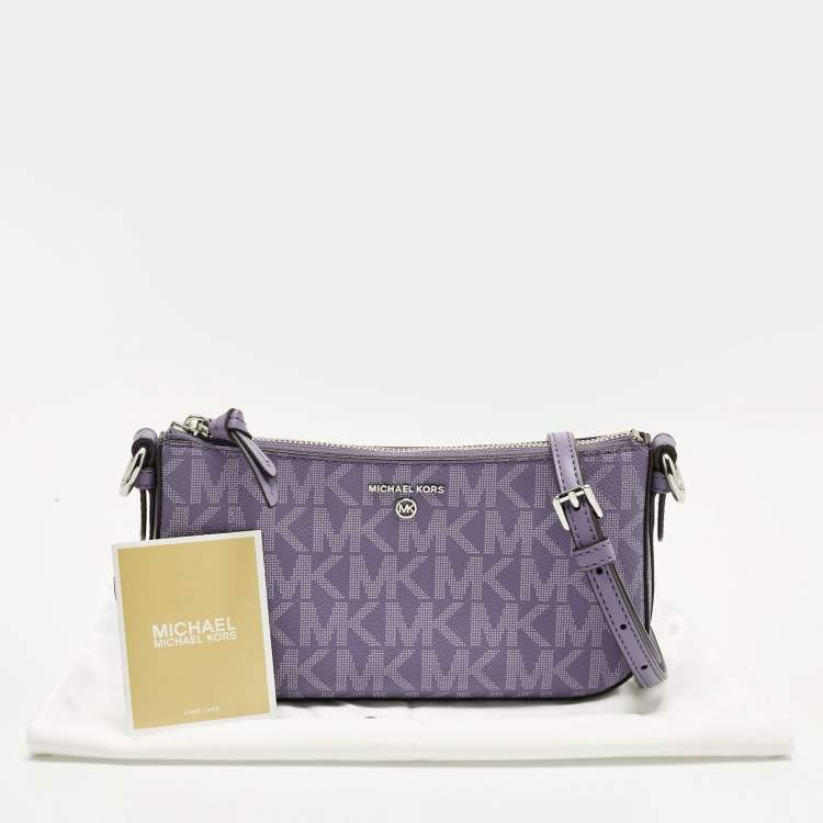 Michael Kors Lilac Signature Crossbody Bag