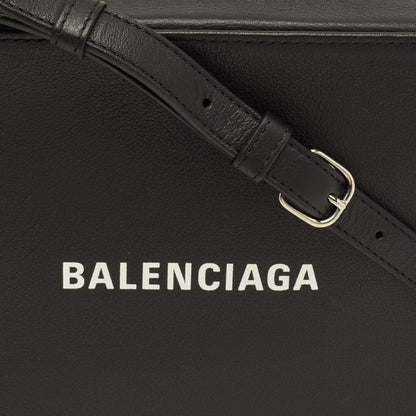 Balenciaga Everyday Small Black Leather Camera Shoulder Bag