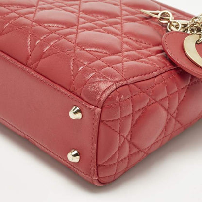 Dior Mini Lady Dior Tote in Red