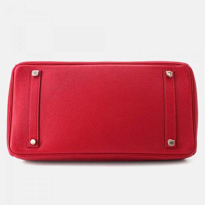 Hermès Birkin 35 Rouge Casaque Taurillon Clémence Bag