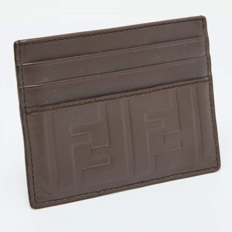 Fendi Zucca Card Holder