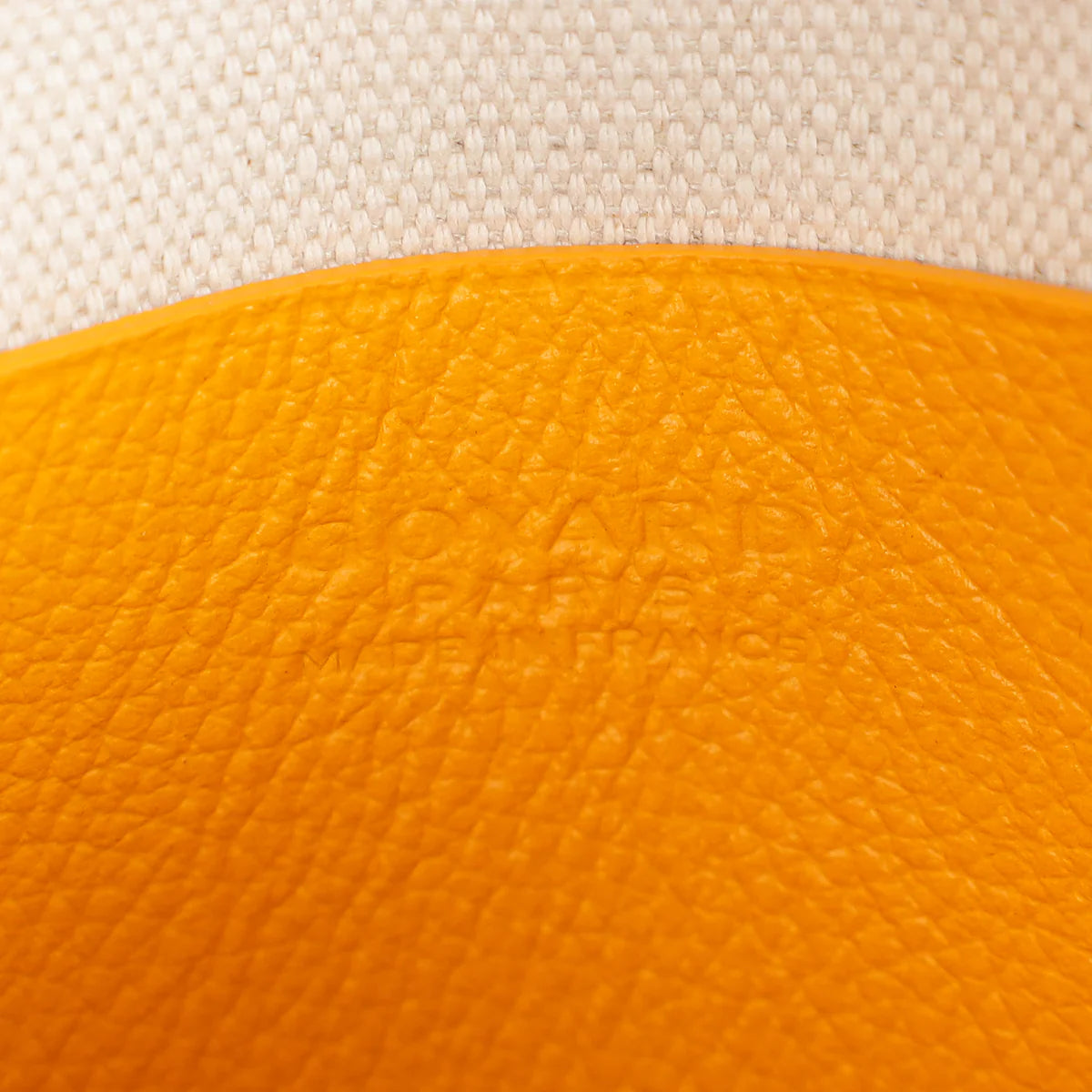 Goyard Yellow Goyardine Plumet Wallet Clutch Bag