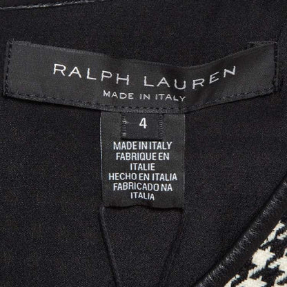 Ralph Lauren Houndstooth Wool Flounce Mini Dress – Size S – Brand New