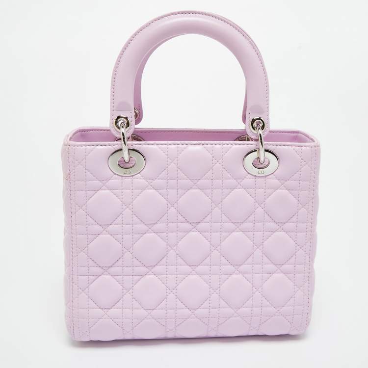 Dior Medium Lady Dior Tote in Lilac