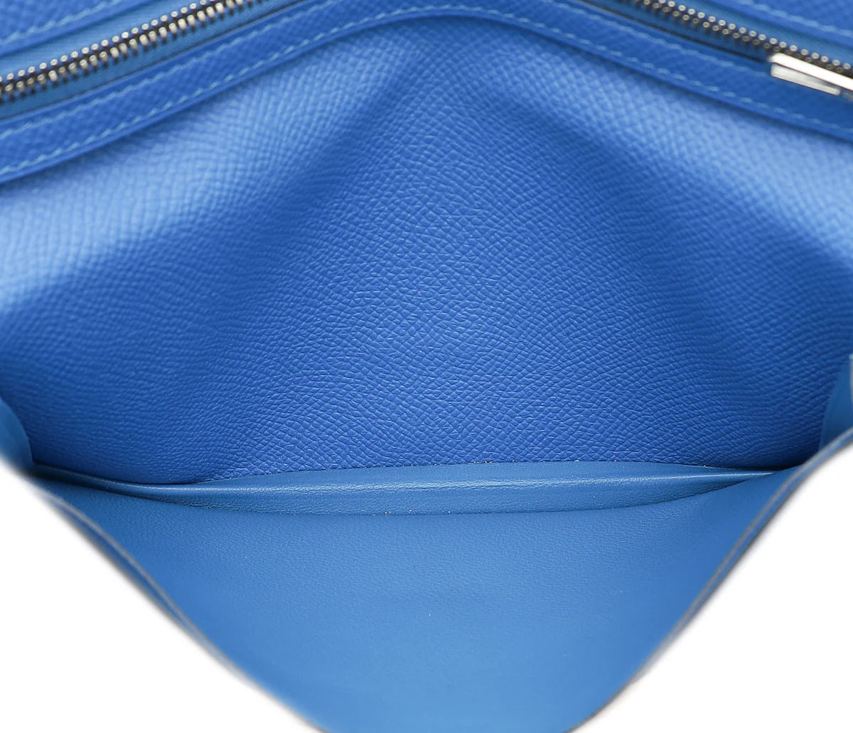 Hermès Béarn Wallet in Bleu France Epsom Leather