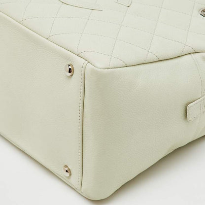 Chanel Off White Caviar Leather Petite Timeless Shopper Tote
