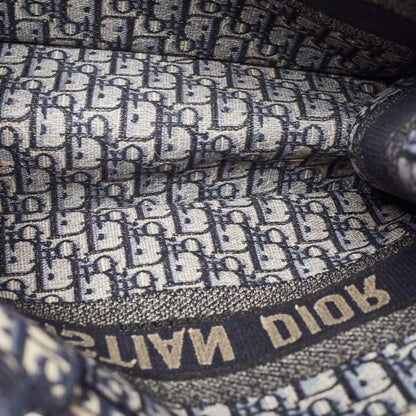 Dior Navy Blue Oblique Medium Book Tote