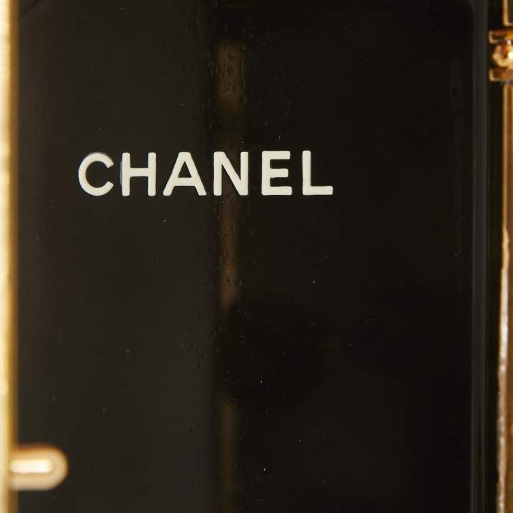 Chanel Gold Plexiglass Premiere Minaudiere Clutch Bag – Statement Piece