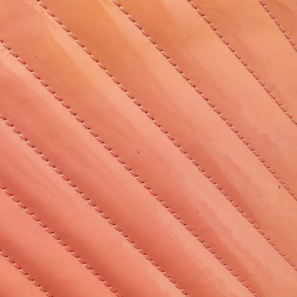 Chanel Pink Chevron Patent Leather Jumbo Flap Bag