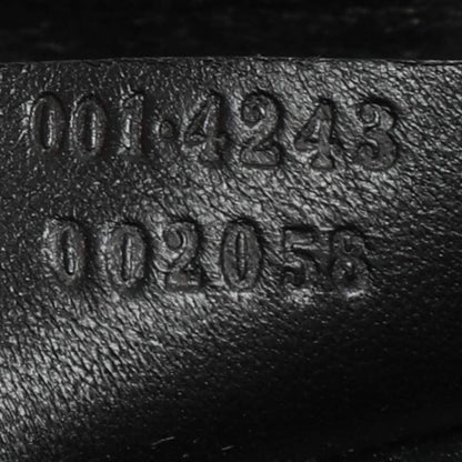 Gucci Black Karung Leather Shoulder Bag