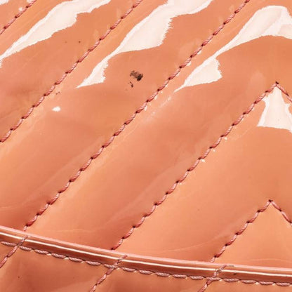 Chanel Pink Chevron Patent Leather Jumbo Flap Bag