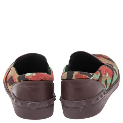 Valentino Camouflage Rockstud Low Top Sneakers Size 40