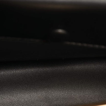 Tory Burch Eleanor Black Croc Embossed Leather Top Handle Bag