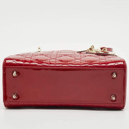 Dior Small Lady Dior Tote in Red