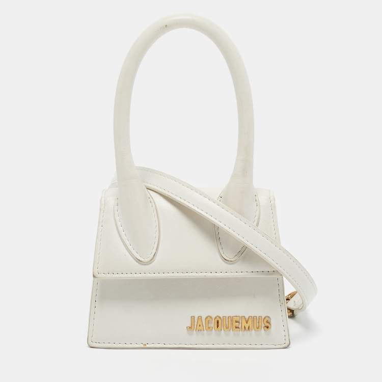 Jacquemus Le Chiquito Mini White Leather Bag