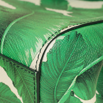 Dolce & Gabbana Miss Sicily Small Bag Banana Leaf Print
