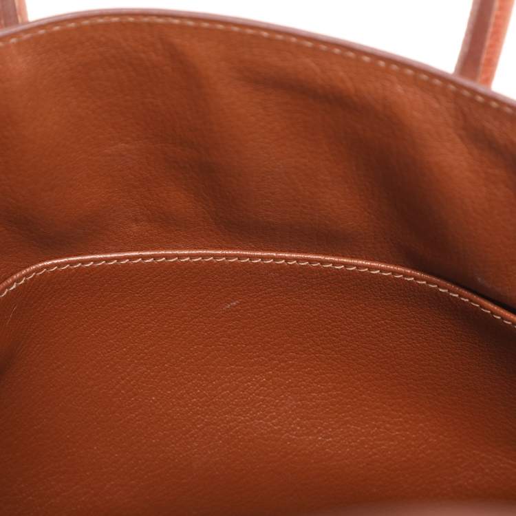 Hermès Noisette Evercolor Leather Palladium Hardware Birkin 30 Bag