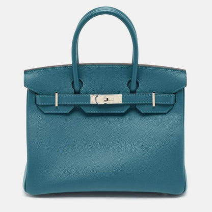 Hermès Birkin 30 Bleu De Galice Epsom Leather