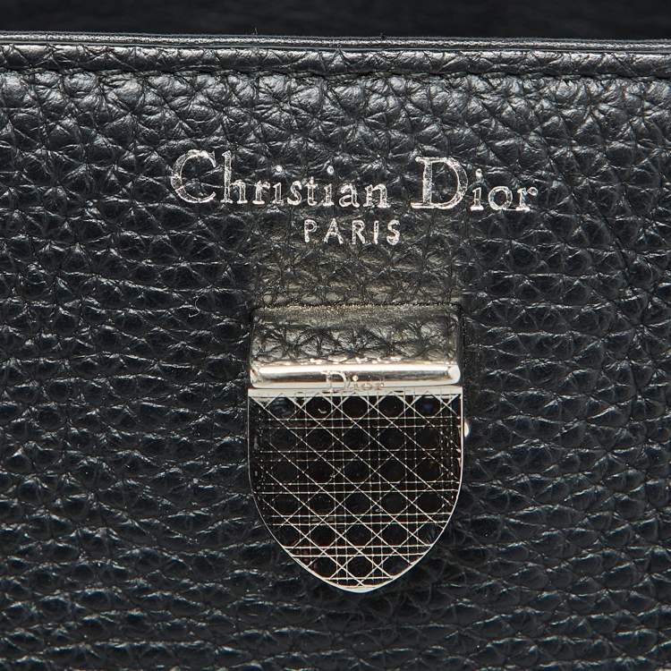 Dior Black Grained Leather Mini Diorever