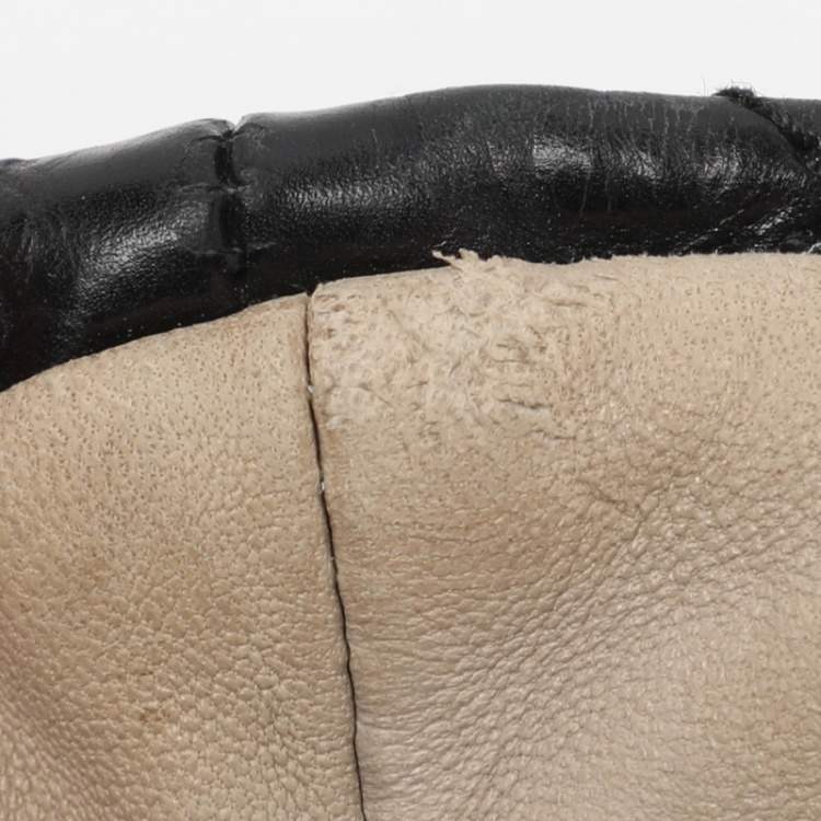 Chanel Black Quilted Glazed Leather Portobello Tote