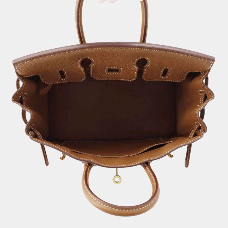 Hermès Birkin 25 Gold Togo Leather