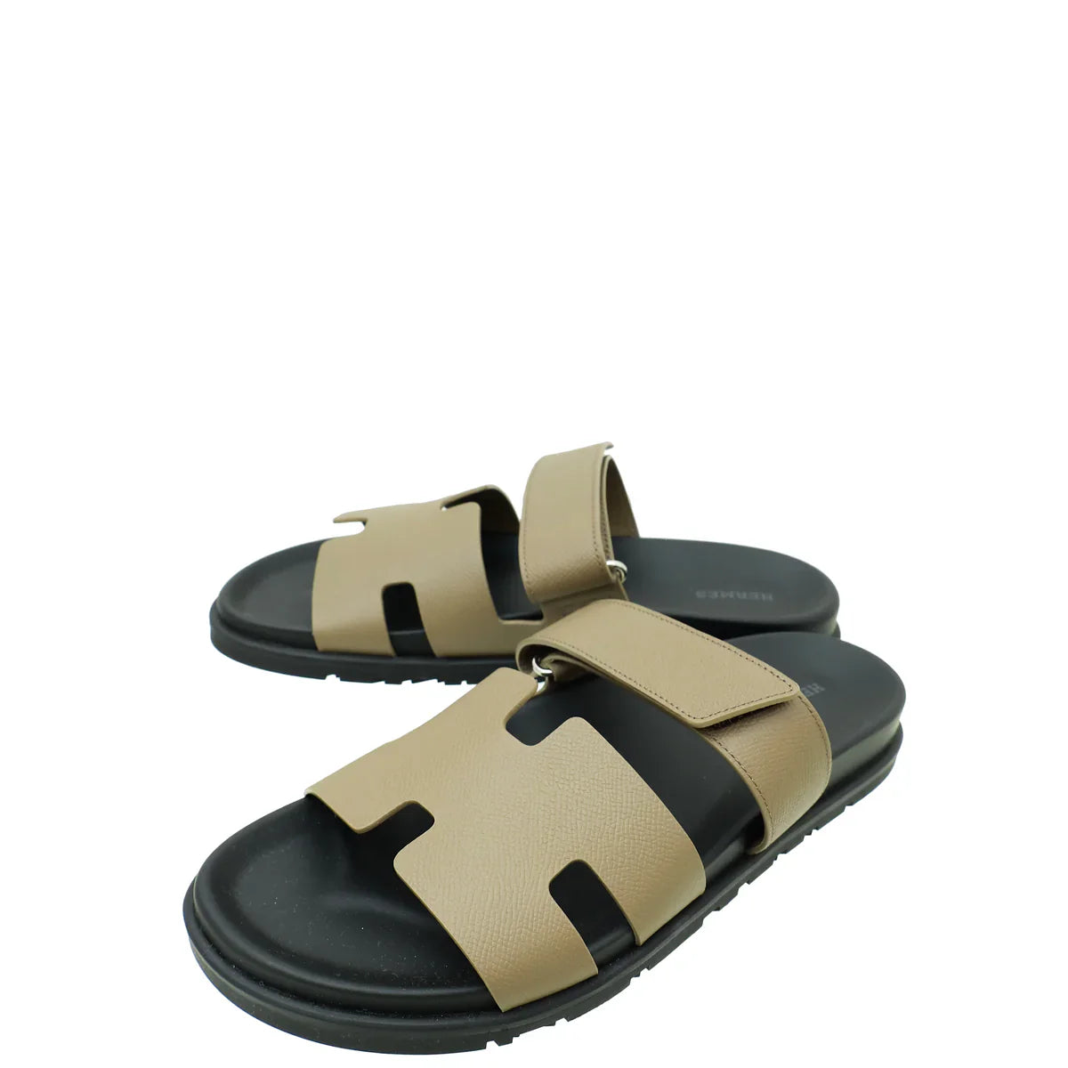 Hermes Etoupe Chypre Sandal 41.5