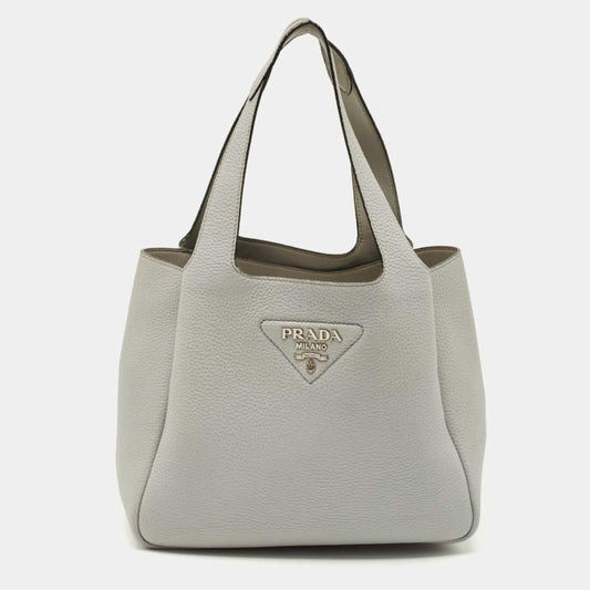 Prada Light Grey Tote Bag