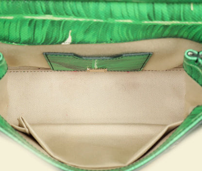 Dolce & Gabbana Miss Sicily Small Bag Banana Leaf Print