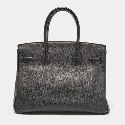 Hermès Birkin 30 Black Togo Leather