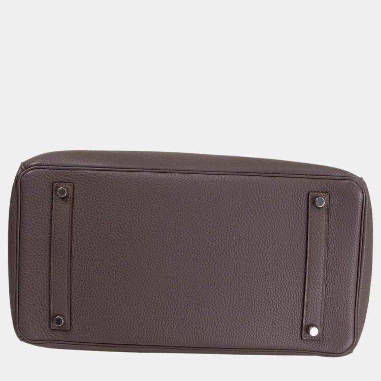 Hermès Birkin 35 Grey Togo Leather