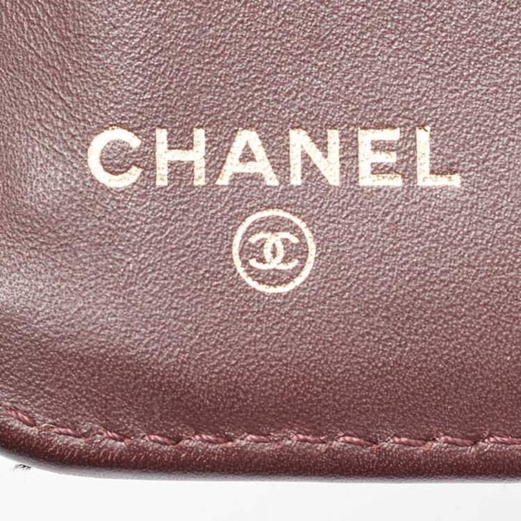 Chanel Black Quilted Caviar Leather L Yen Continental Wallet