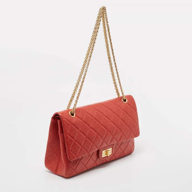 Chanel Classic Flap Bag – Red Quilted Leather 2.55