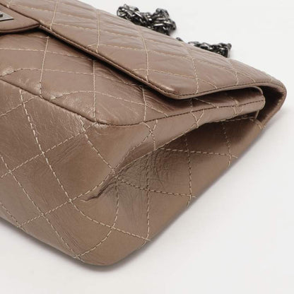 Chanel Metallic Beige Quilted Leather 226 Reissue 2.55 Flap Bag