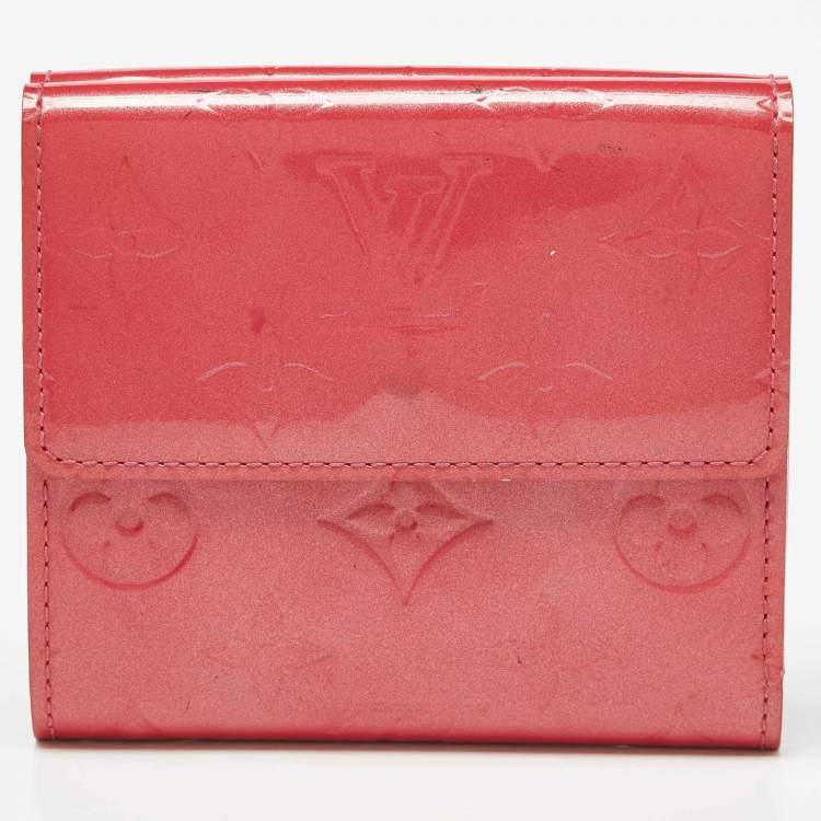 Louis Vuitton Framboise Vernis Monogram Elise Wallet