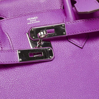 Hermès Birkin 30 Magnolia Evercolor Leather Bag