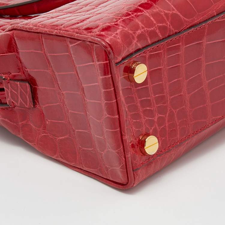 Tom Ford Crocodile Leather Tote Bag