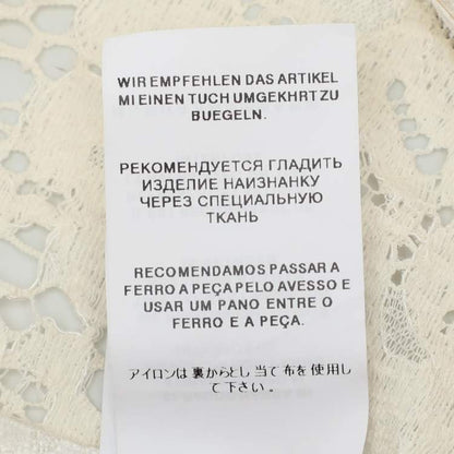 Dolce & Gabbana Cream Floral Lace Midi Dress – Size S