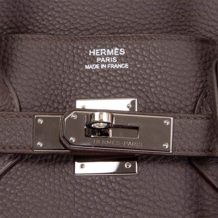 Hermès Birkin 35 Grey Togo Leather