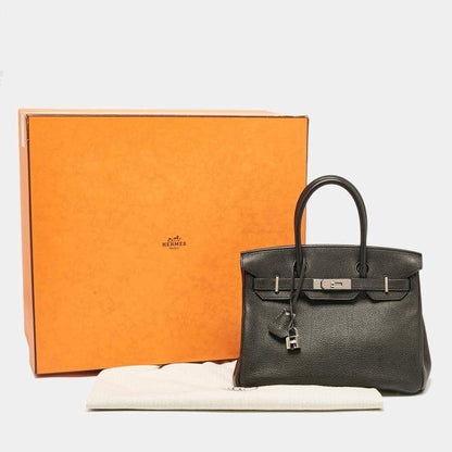 Hermès Birkin 30 Black Togo Leather